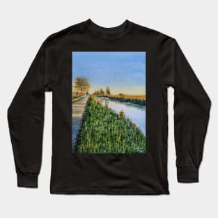 Canal de Castilla - Camino de Santiago Long Sleeve T-Shirt